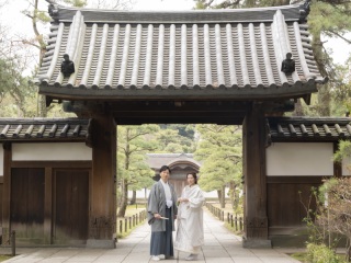 季節を感じる三溪園での撮影