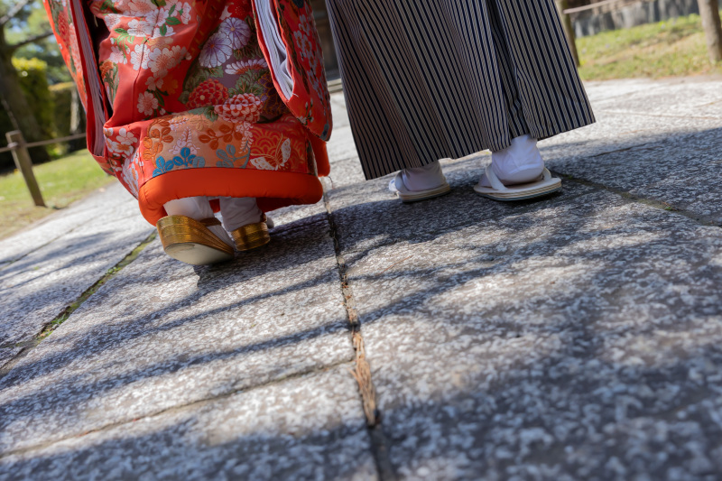 ロケーションならではの足元ショット✴︎