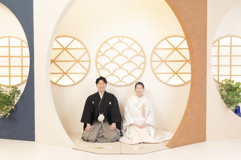 まずは定番ポーズで!