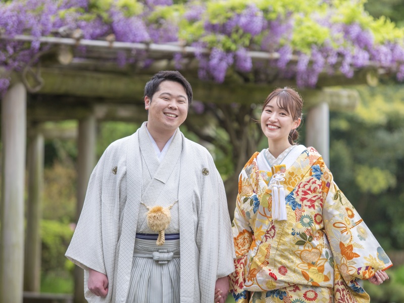 四季折々の植物と一緒に