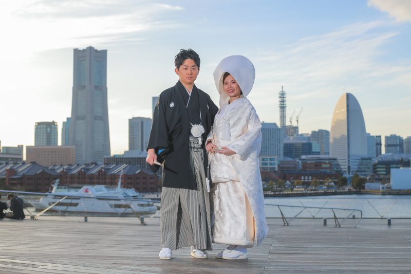 和装らしいかっちりスタイルで…