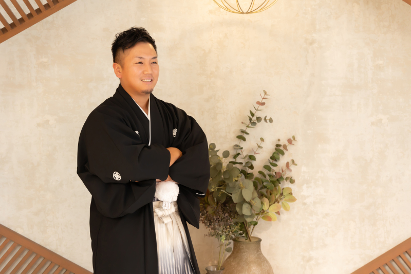 新郎様ソロショット