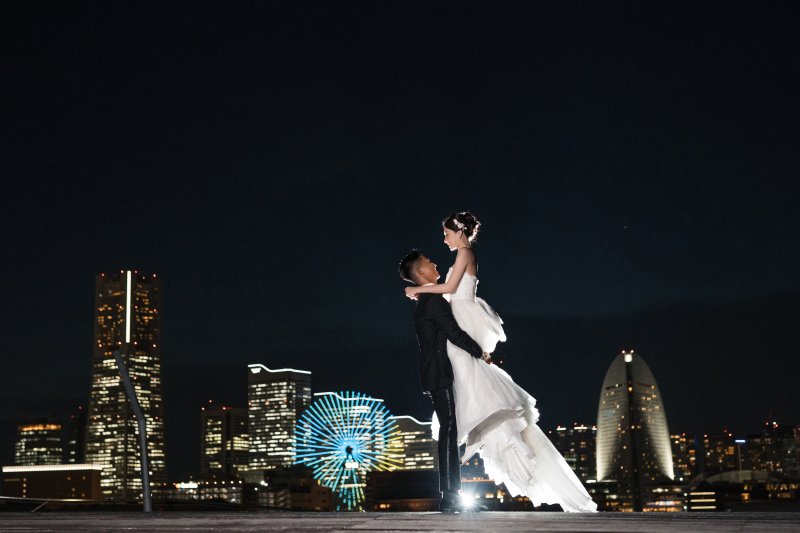 新婦様の抱き抱えての1枚