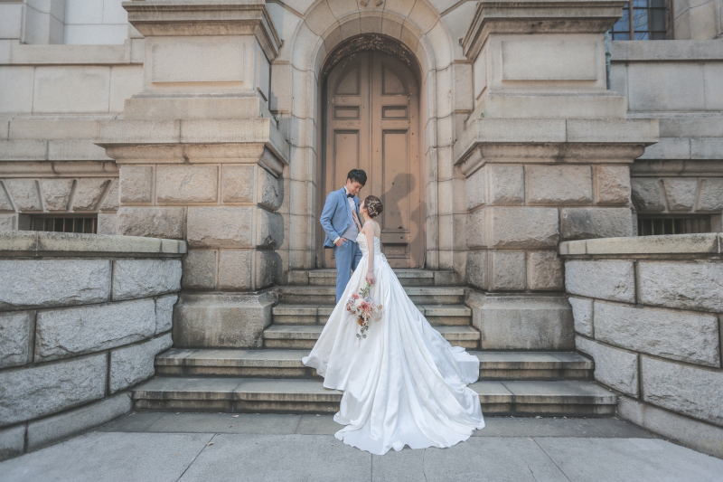 歴史博物館の階段で♡