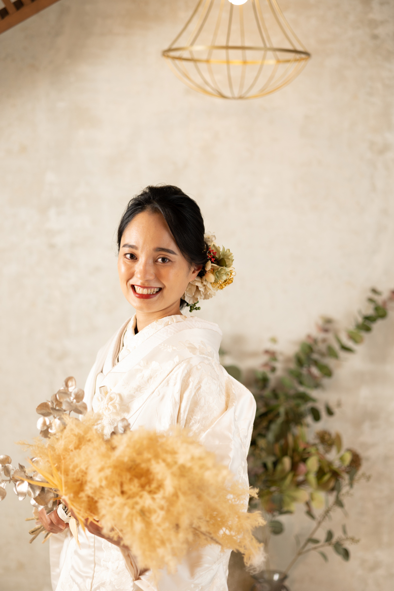 白無垢でもソロのお写真♪