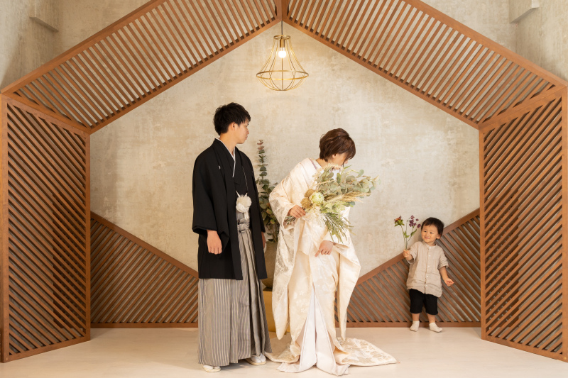 ママとパパにお花のプレゼント♡