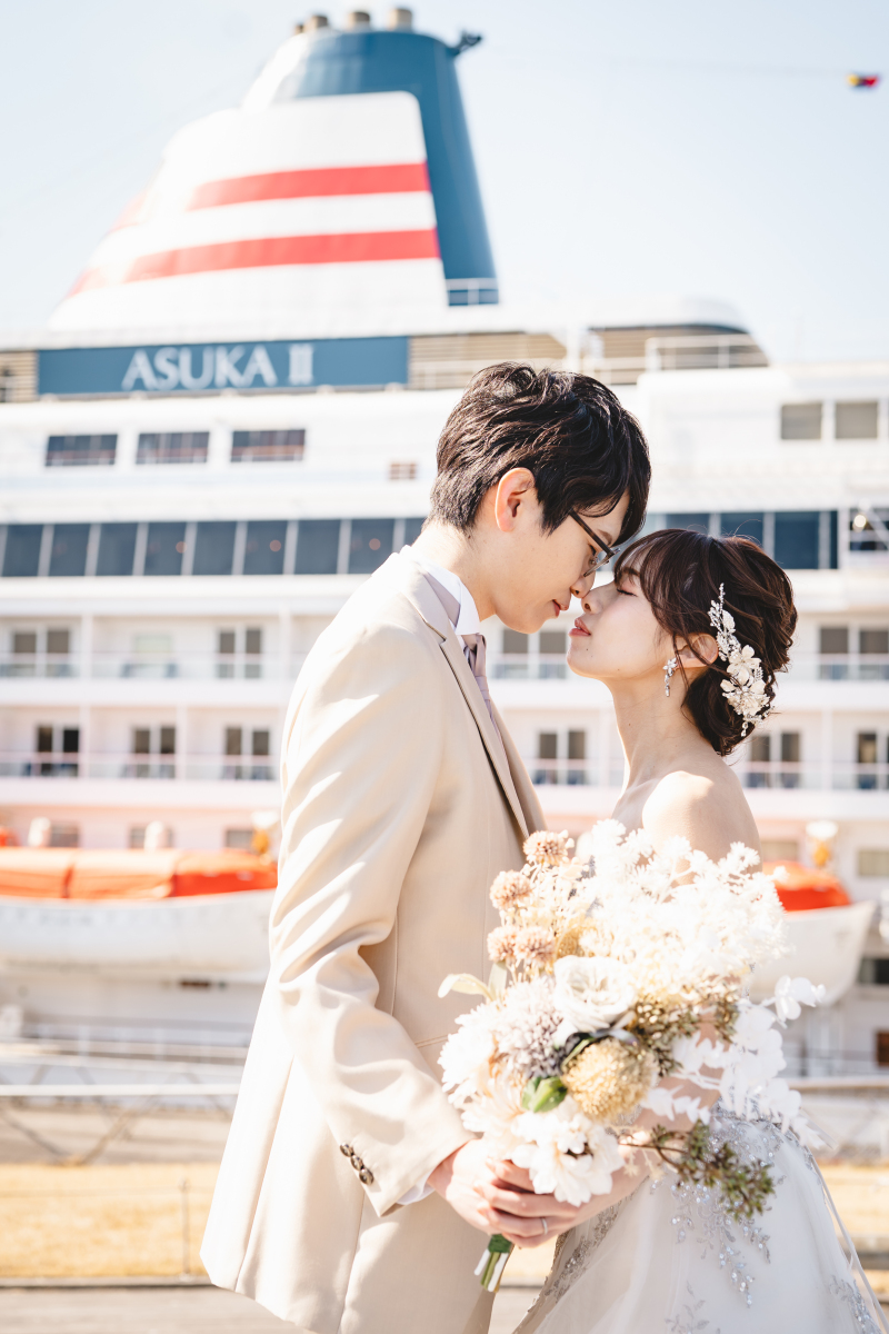 大さん橋での洋装ロケーション撮影♡