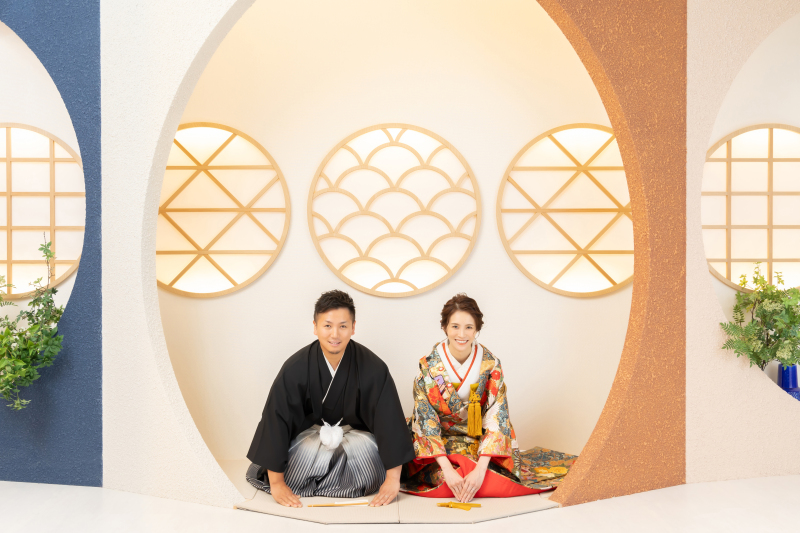 定番のお辞儀ショット