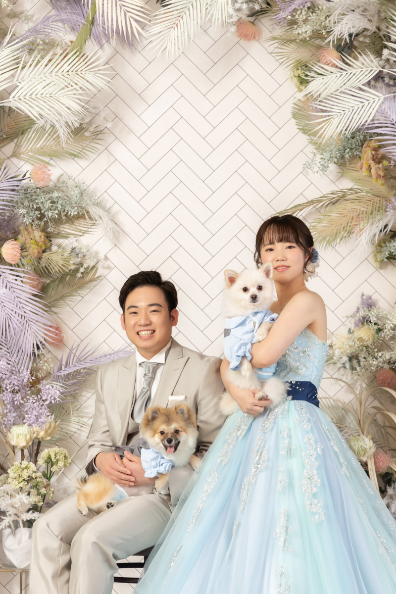 ワンちゃんとのお揃いカラーで♡