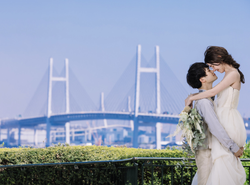 横浜のシンボルのひとつ横浜ベイブリッジ♪