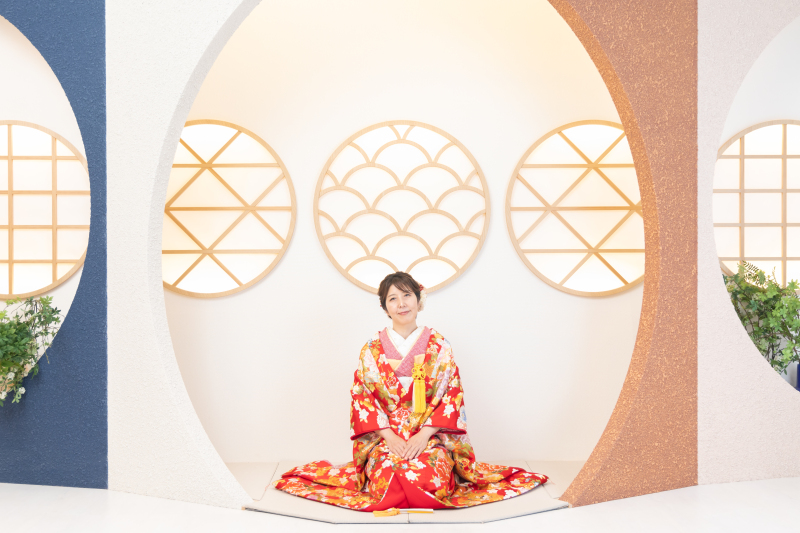 王道正座ポーズ