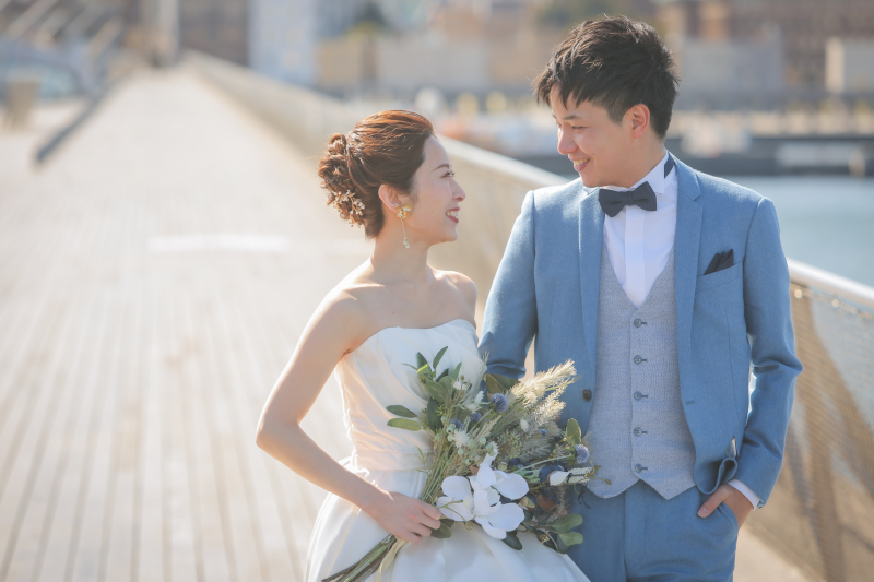 大桟橋から撮影スタート！