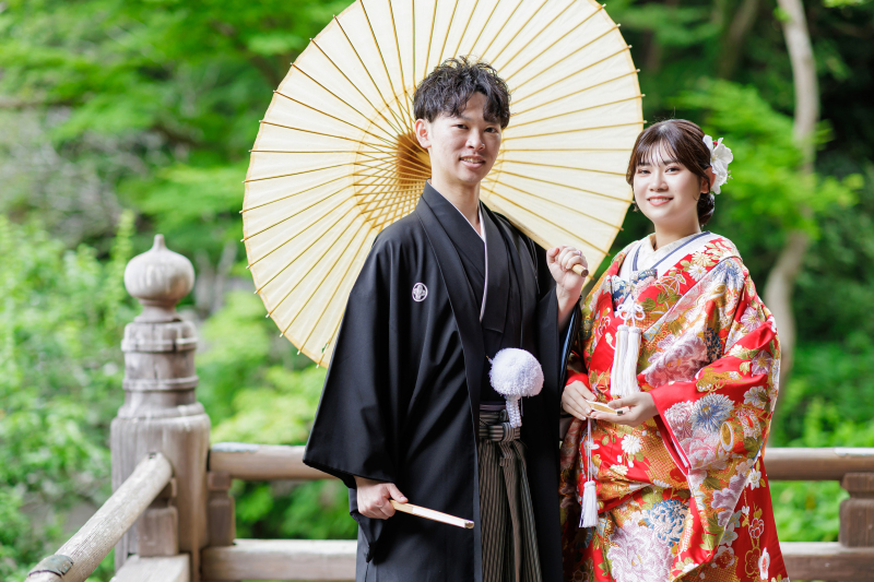 かっちりとしたお立ち姿...