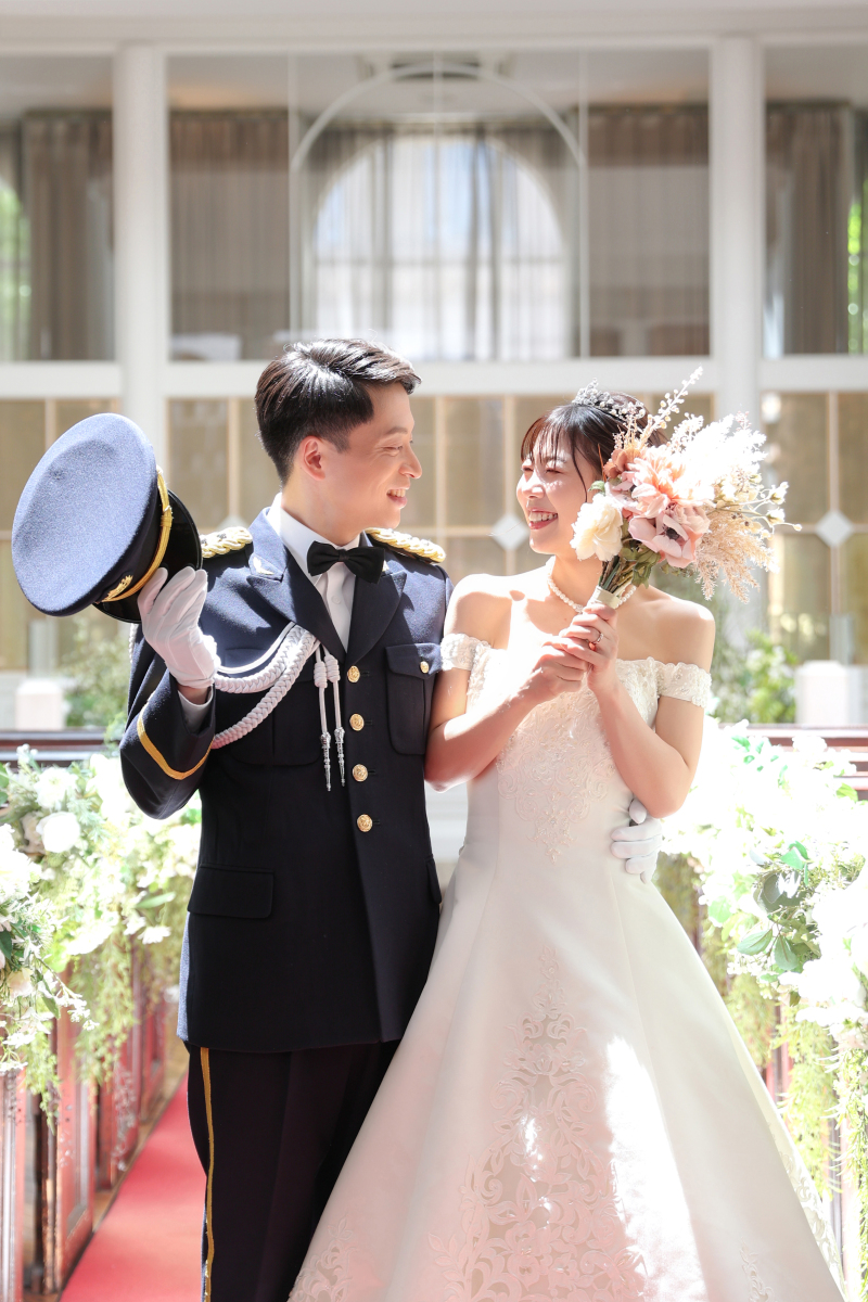 見つめ合って自然なお写真を♪