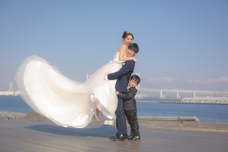 王道!抱っこショット