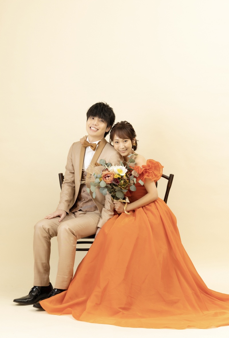 色味を合わせてお揃いコーデ♪