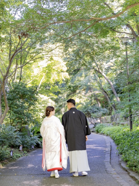 緑に囲まれたお写真