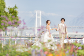 山下公園で解放感あふれるお写真を♪