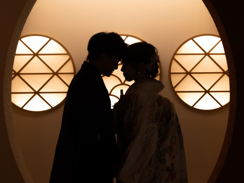 シルエットのお写真も◎