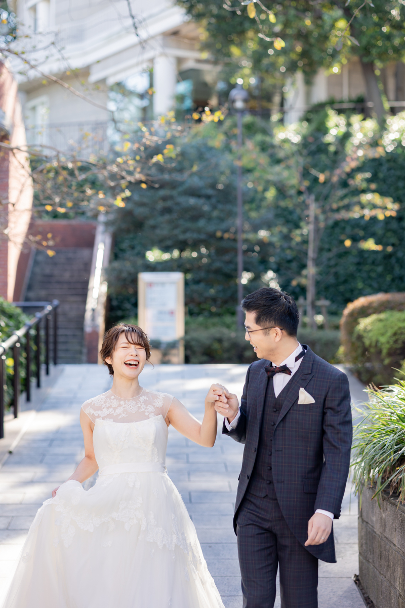 ご新郎様がエスコート♡