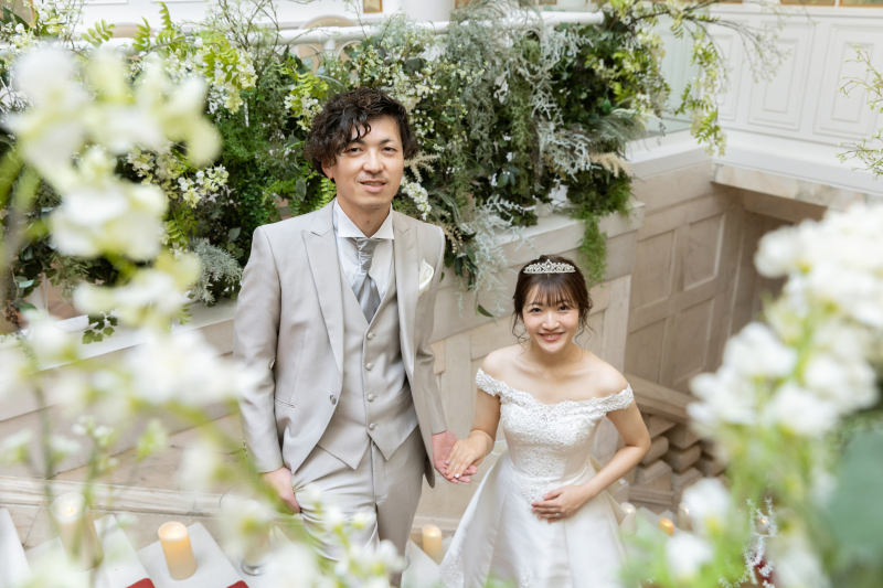 お花の隙間から