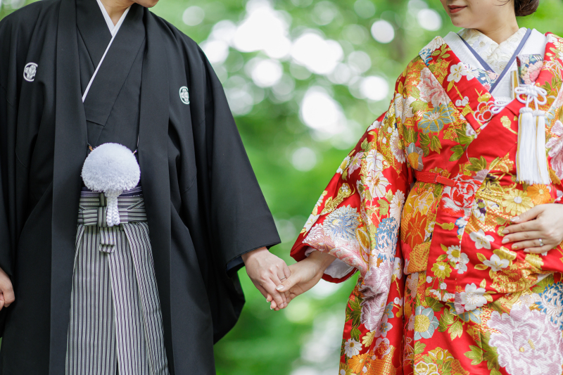 手繋ぎショット