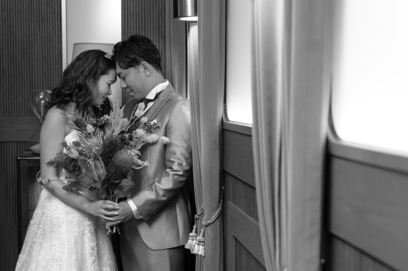 モノクロ写真でお洒落な雰囲気に