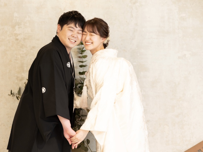 可愛い笑顔のお二人