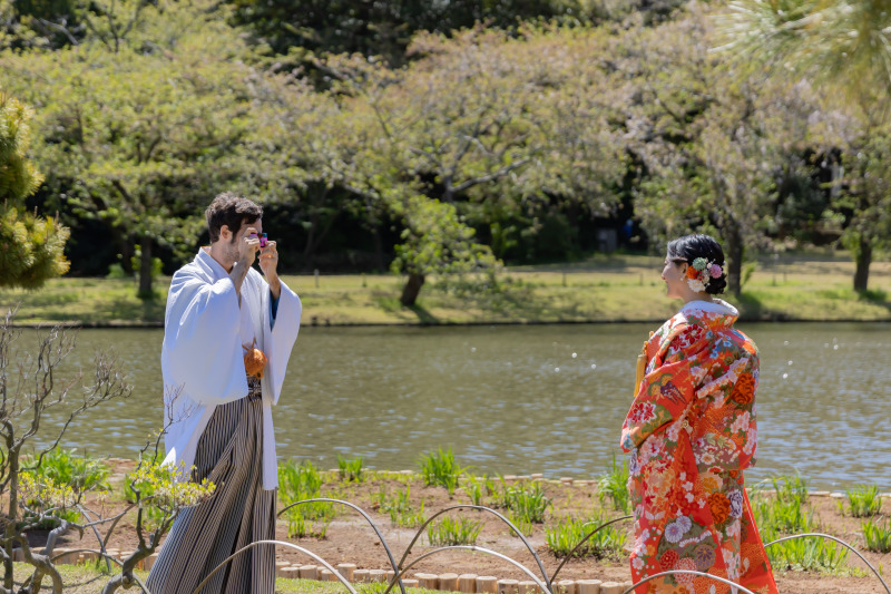お互いにお写真を撮り合って✴︎
