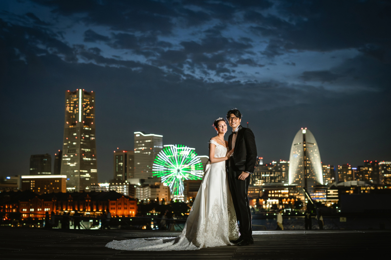 もちろん夜のみなとみらいでも☆彡