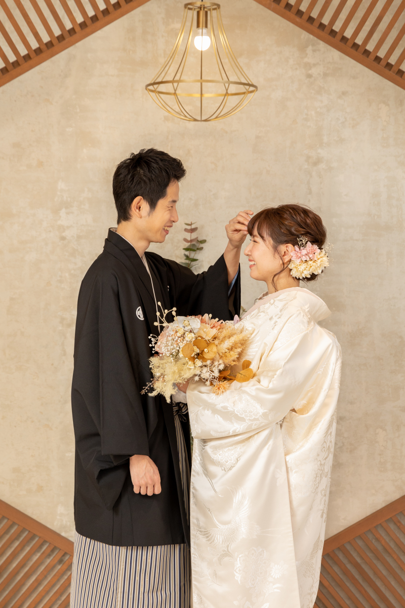 白無垢にお色直し♪