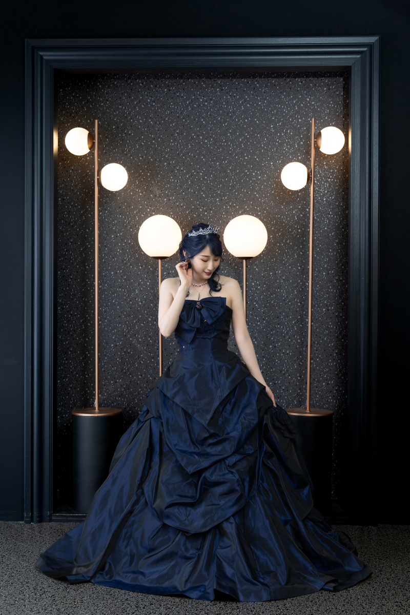 平日撮影の特典で衣裳が3着着れる☺︎