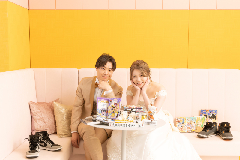 お小物を使ってお二人ならではのご撮影を！