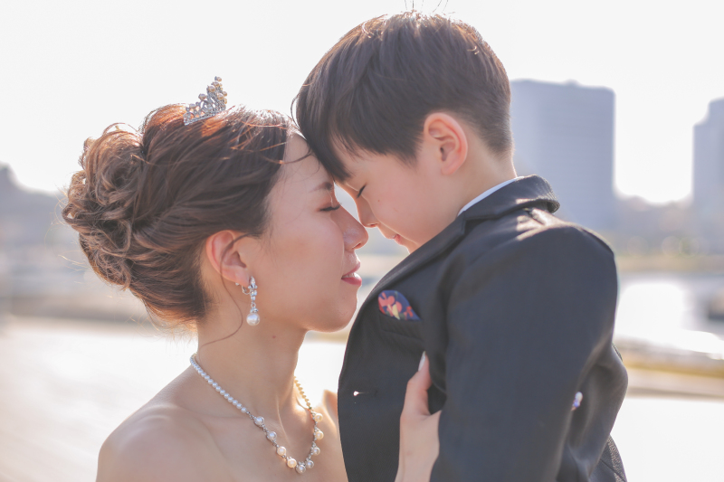 おでこをコツンと…♡