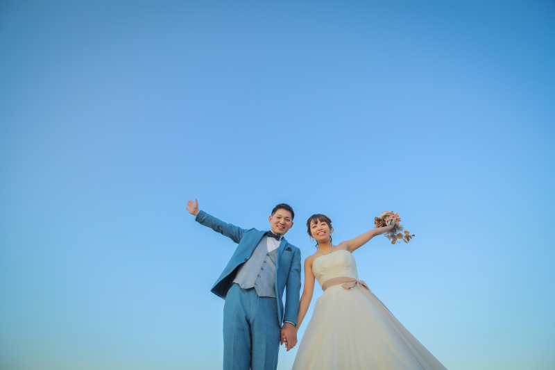 青空いっぱいに広がる1枚♡