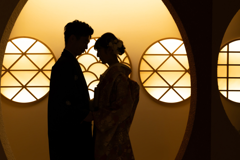 シルエットショットでお顔を写さずに！