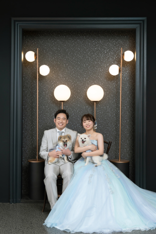 愛犬と残すフォトウエディング♡