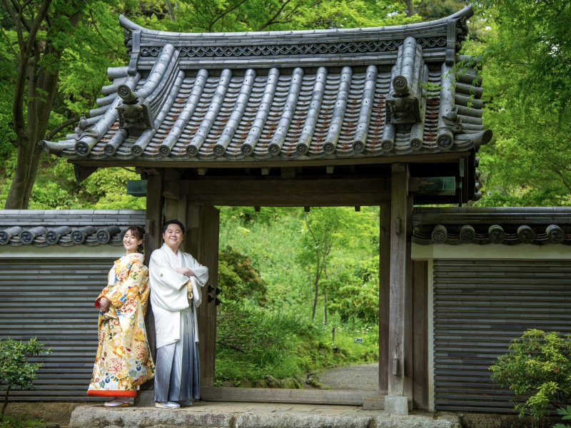 三渓園とスタジオで撮影♪