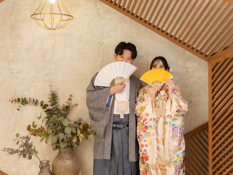 和装ならではの小物も使用できます★