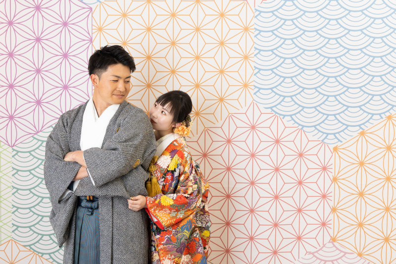 淡い背景で可愛らしく…