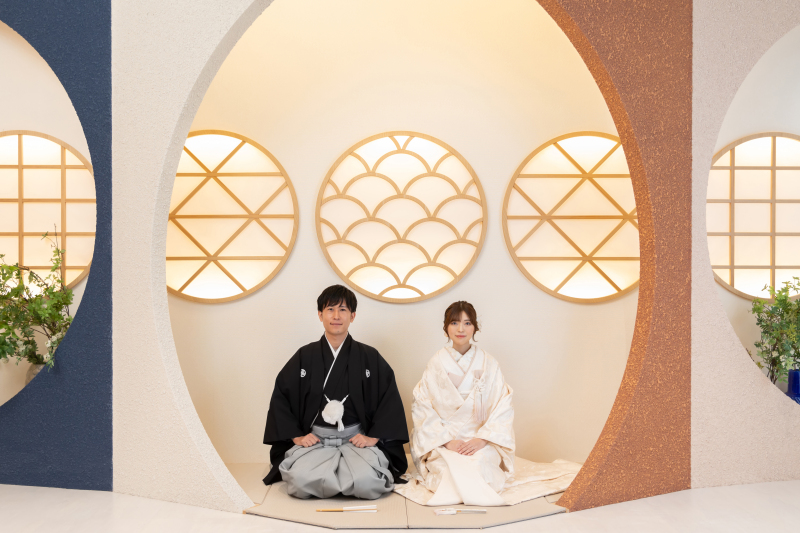 障子の背景でかっちりと!