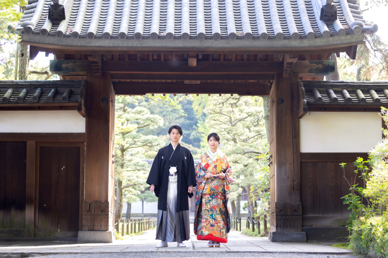 定番の御門での1枚