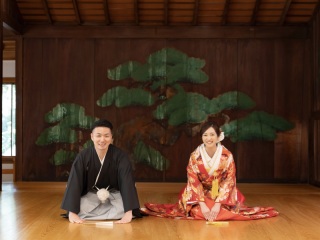 伝統のある久良岐能舞台でロケ撮影