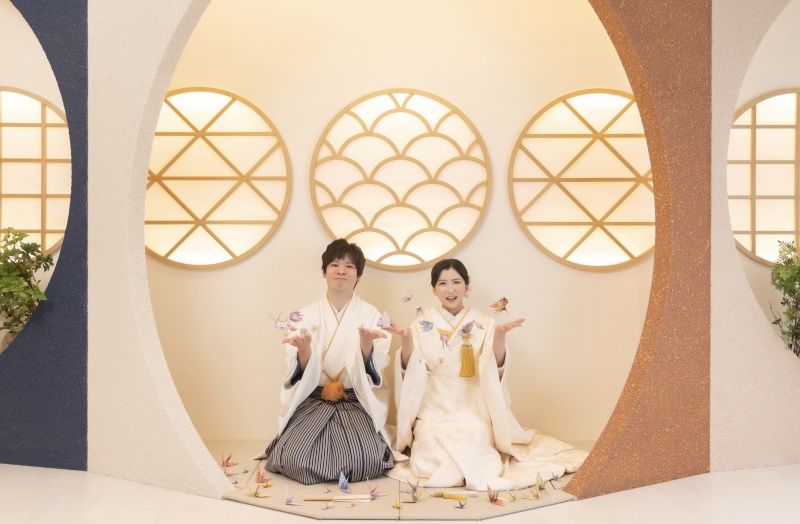 折り鶴たちと♡