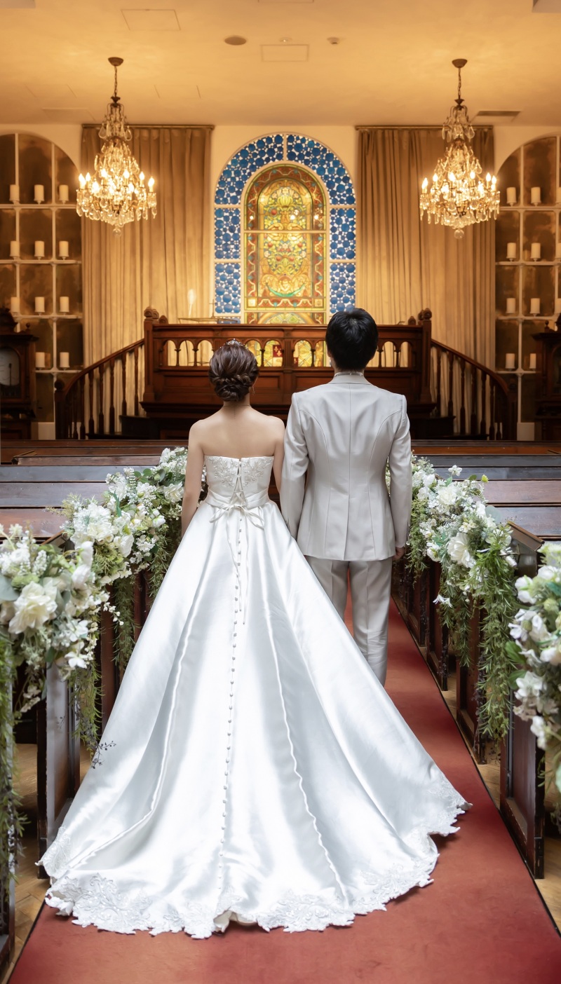 バージンロード風ショット✳︎