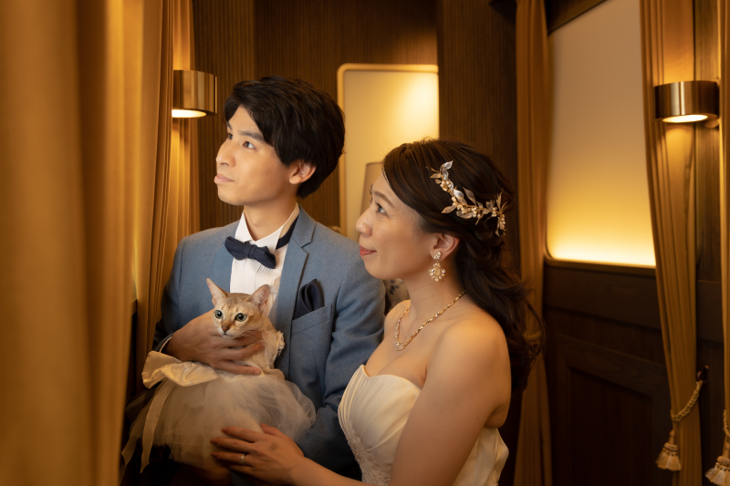 2人と１匹が見つめる先には・・・