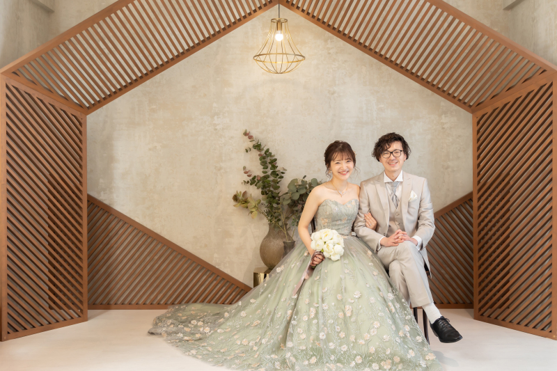 カラードレスにお着替え♪