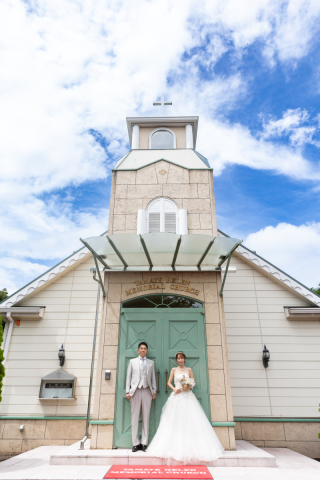 山手ヘレン教会でのロケーション撮影♪