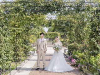 横浜らしい山下公園での撮影