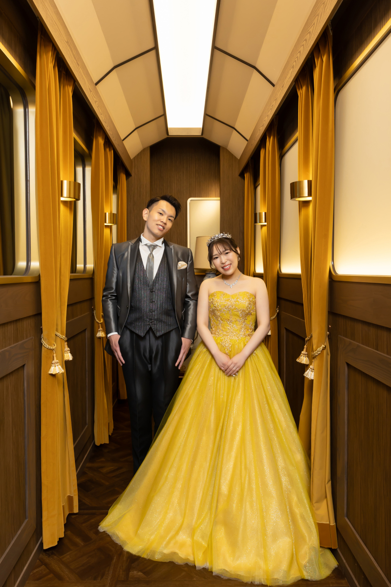 雰囲気を変えてカラードレス⭐︎